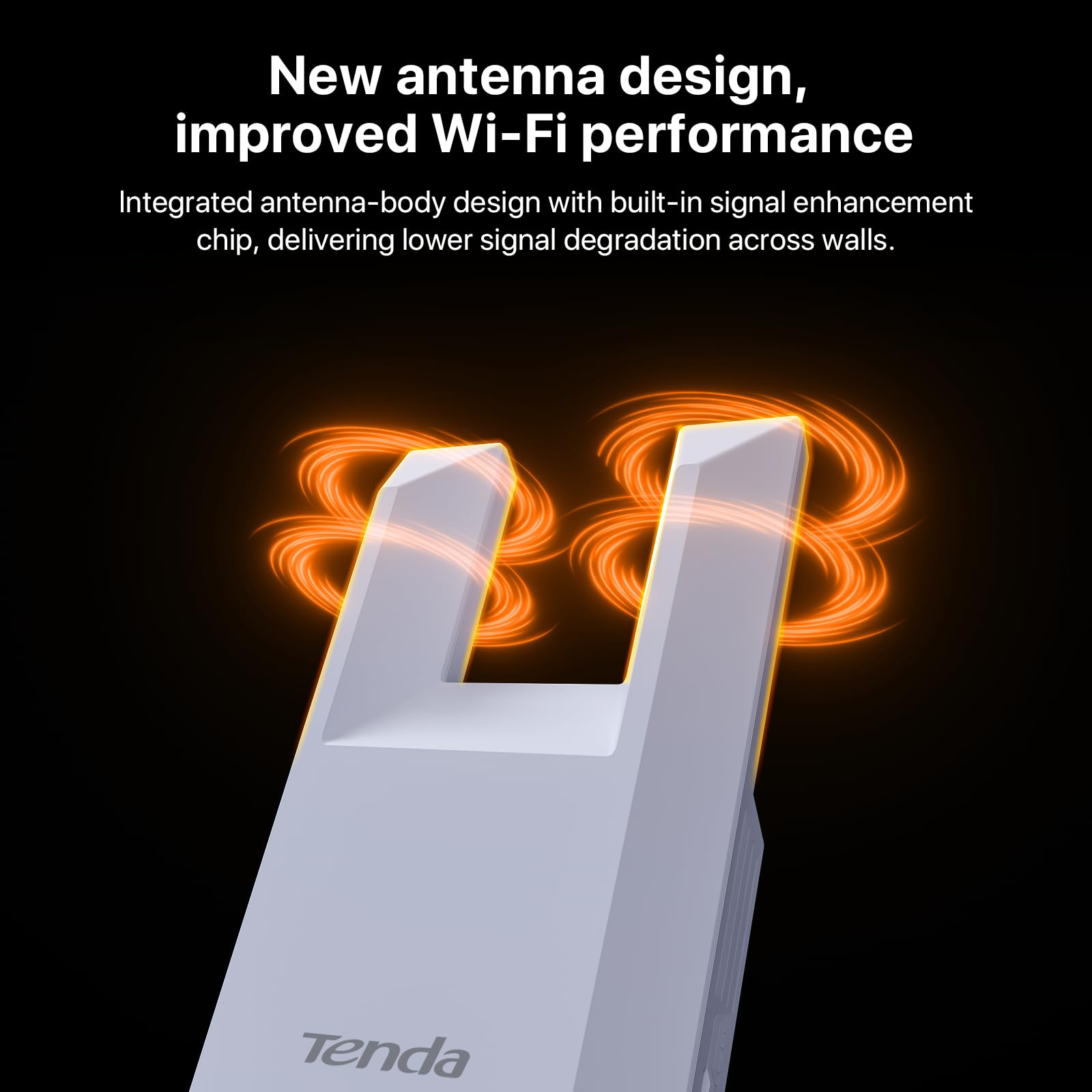 Tenda WiFi Extender N300, WiFi Extender Signal Booster, with Ethernet Port, Up to 800 Sq. Ft.,Single Band WiFi Booster, Repeater Mode&AP Mode,Easy Setup,2.4GHz only(R10-WT)