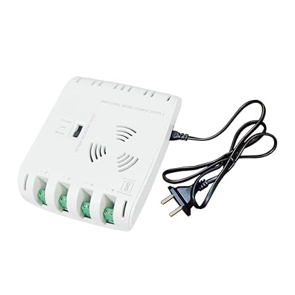 FYBER SMPS for CCTV Camera 4 Channel Power Supply 12v Suitable for Any Brand HD Analog Surveillance Dome Bullet Cameras Independent Series