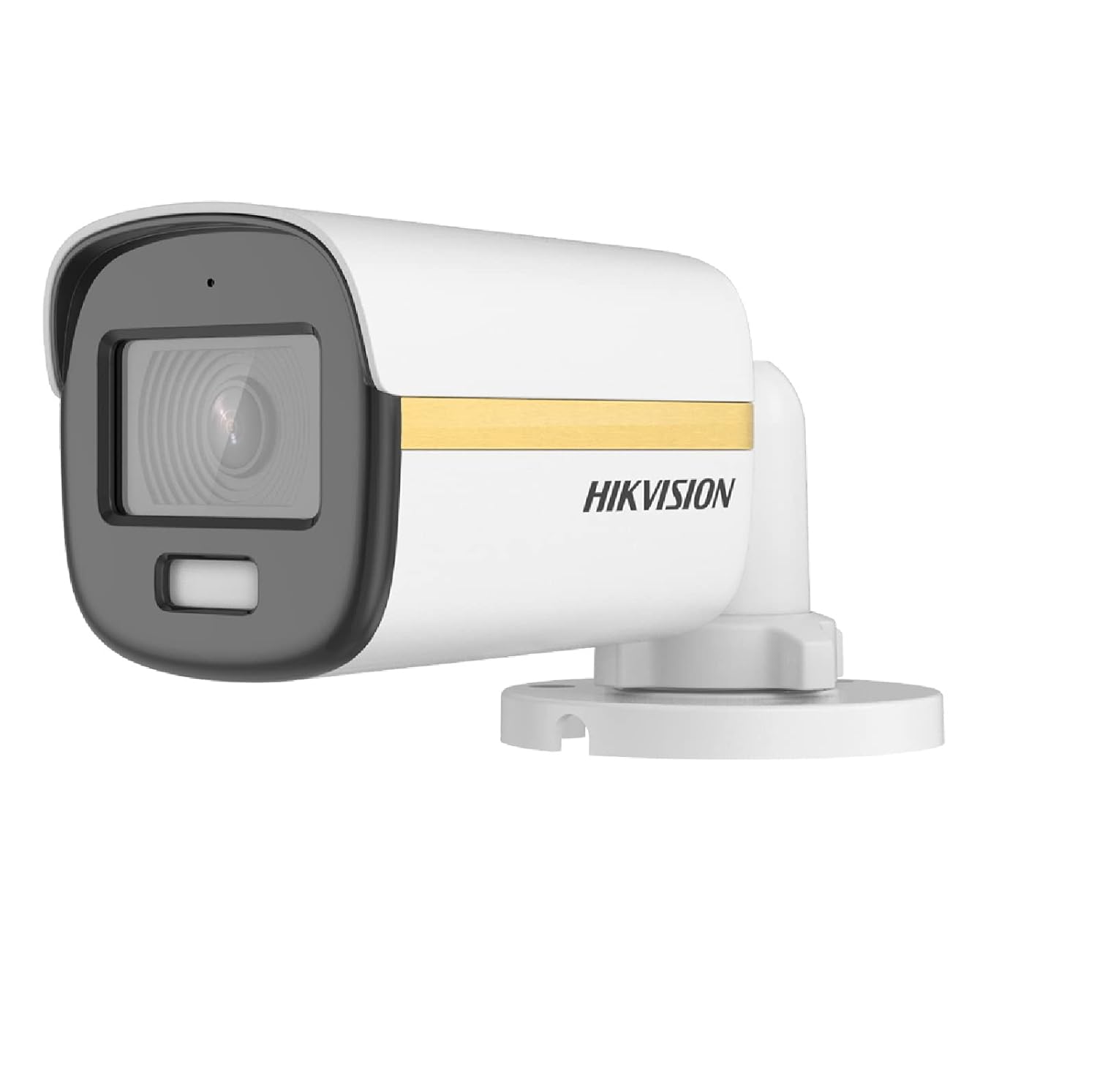 Hikvision 2Mp [Color Vu | Built-in Audio Mic] Outdoor Wired Color Camera for Dvr, Ip67 Rating 24/7 Color Imaging [Ds-2Ce10Df3T-Fs], Usewell Bnc/Dc, White - 1080P