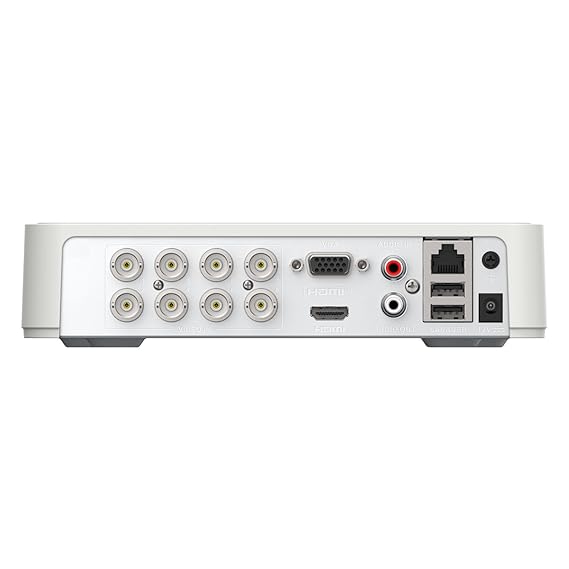Hikvision DS-7108HGHI-M1/T 8-Channel Turbo HD DVR | 2-Way Audio Support | 1080p Lite | H.265 Pro+ Compression | Motion Detection 2.0 | HDMI & VGA Output | Remote Access via Hik-Connect