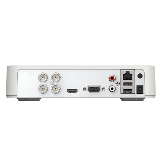 Hikvision DS-7104HGHI-M1/T 4-Channel Turbo HD DVR | 2-Way Audio Support | 1080p Lite Recording | H.265 Pro+ Compression | Motion Detection 2.0 | HDMI & VGA Output | Remote Viewing via Hik-Connect