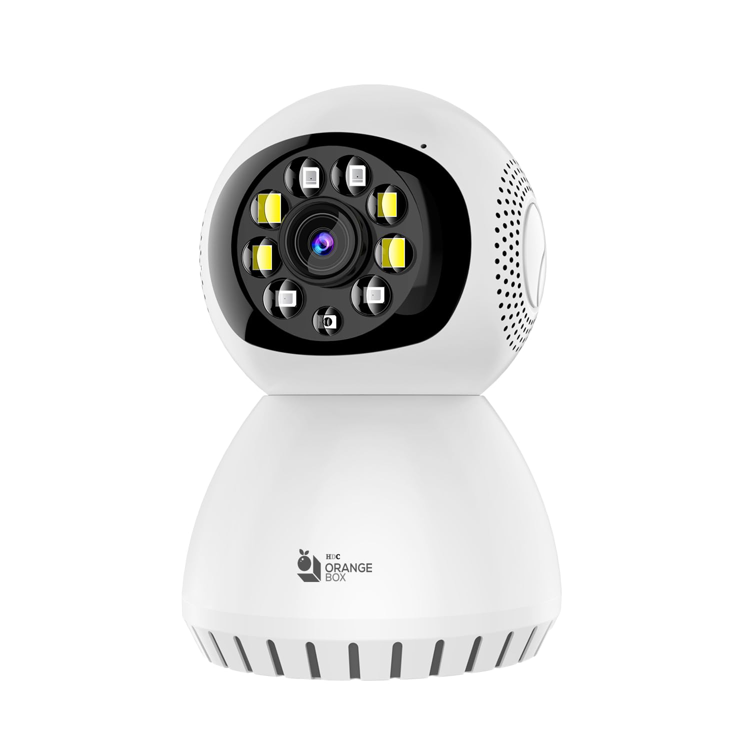 3MP WiFi Security Camera | Dual Light Sources | Monocular Dual Screen | Two-Way Audio | Human Tracking, 8-128GB Memory Card Support