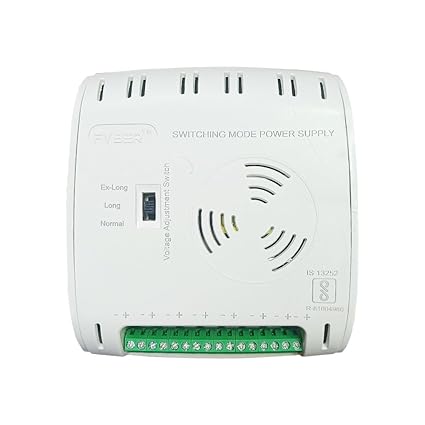 FYBER SMPS for CCTV Camera 8 Channel Power Supply 12 Volt Suitable for HD Analog Surveillance Dome Bullet Cameras Independent Series