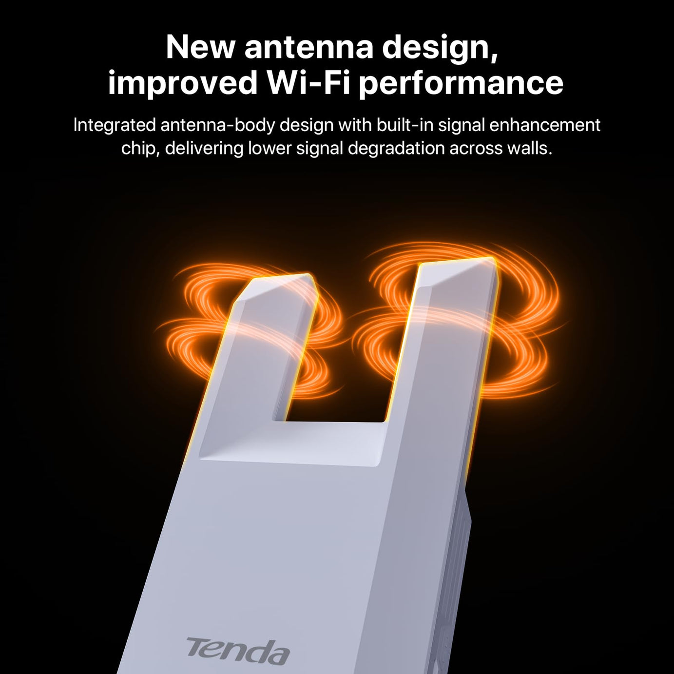 Tenda WiFi Extender N300, WiFi Extender Signal Booster, with Ethernet Port, Up to 800 Sq. Ft.,Single Band WiFi Booster, Repeater Mode&AP Mode,Easy Setup,2.4GHz only(R10-WT)
