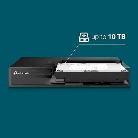 VIGI NVR1008H VIGI 8 Channel Network Video Recorder | H.265+ | 80 Mbps Video Access Bandwidth | Two-Way Audio | Remote Monitoring | ONVIF