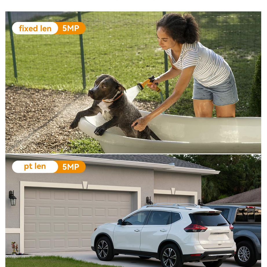 Imou 5MP+5MP Dual Lens CCTV Camera Home Outdoor | Pan-Tilt Wi-Fi Camera | AI Human and Vehicle Detection, Smart Color Night Vision | Red-Blue Warning Light | Two Way Talk | Privacy Mode | Weatherproof